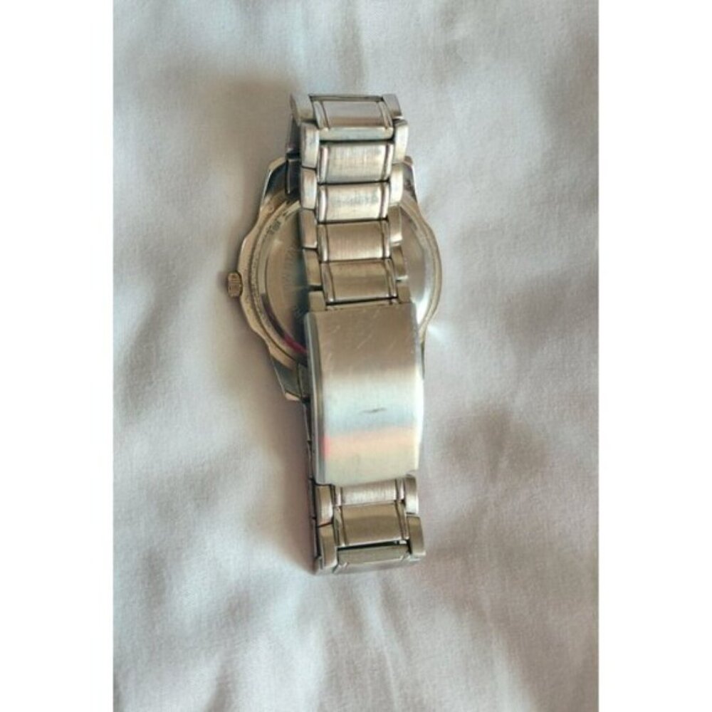 US Polo Assn Men's Silver Tone Round Stainless Steel Band Watch - Picture 5 of 6